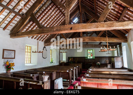 Innen Matterdale Kirche, Matterdale, in der Nähe von Dockray, Ulswater, Lake District, Cumbria Stockfoto