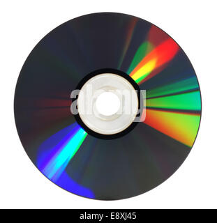 CD isoliert auf weißem Hintergrund Stockfoto
