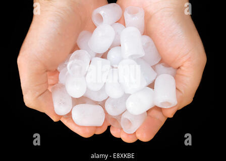 Eis in der hand Stockfoto