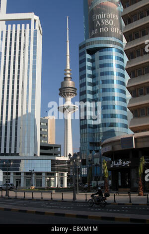 Die Liberation Tower in Kuwait-Stadt, Kuwait Stockfoto