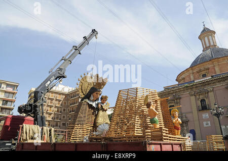 Fallas Stockfoto