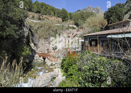 Schriftarten-de-l'Algar Stockfoto