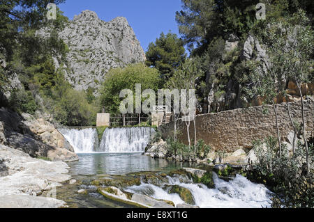 Schriftarten-de-l'Algar Stockfoto