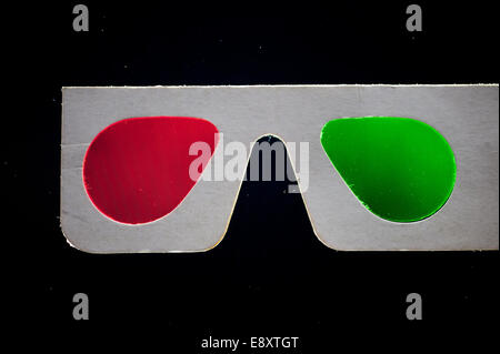 3D brille Stockfoto