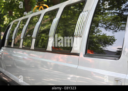 Close-up Stretch Limousine Stockfoto