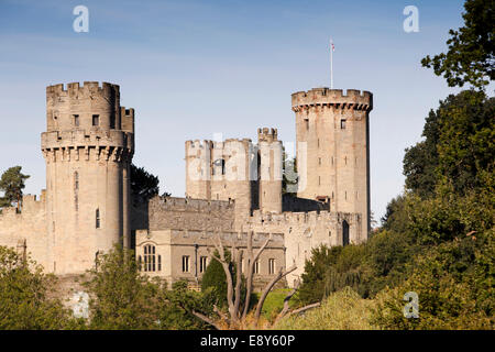 Großbritannien, England, Warwickshire, Warwick, Schloss Barbican, Jungs und Caesar es Tower Stockfoto