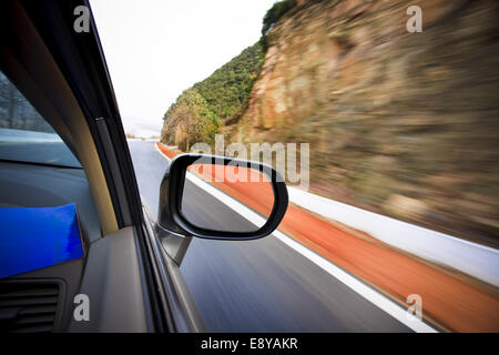 Geschwindigkeit Auto Stockfoto