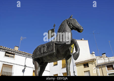 Plaza de Los Caballos del Vino Stockfoto