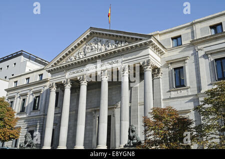 Congreso de Los Diputados Stockfoto