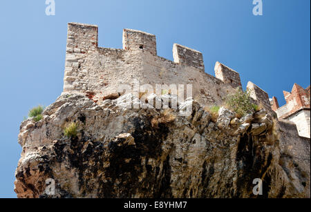 Malcesine castle Stockfoto