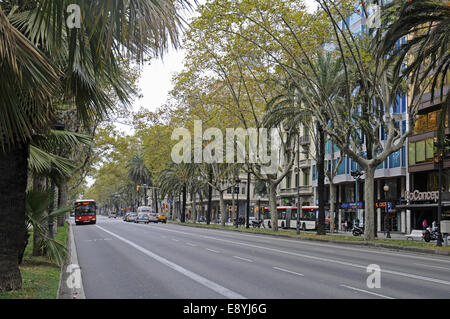 Avinguda Diagonal Stockfoto
