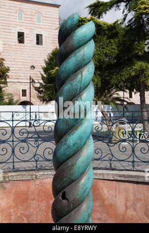 Schlangensäule in Sultanahmet-Platz, Istanbul, Türkei. Stockfoto