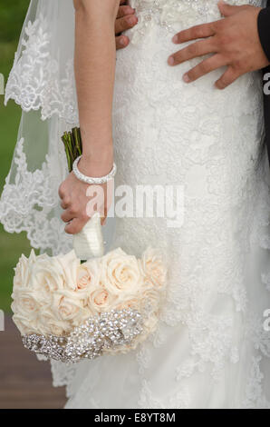 Hochzeit Blumen Bouquet Stockfoto