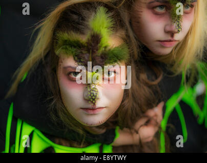 Tänzer, Kinderfest, Harpa, Reykjavik, Island Stockfoto