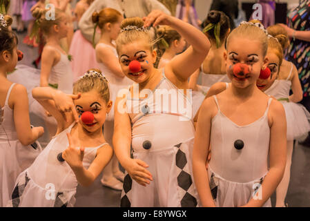 Ballett-Tänzer, Kinder Festival, Harpa, Reykjavik, Island Stockfoto