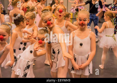 Ballett-Tänzer, Kinder Festival, Harpa, Reykjavik, Island Stockfoto