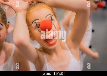 Ballett-Tänzer, Kinder Festival, Harpa, Reykjavik, Island Stockfoto