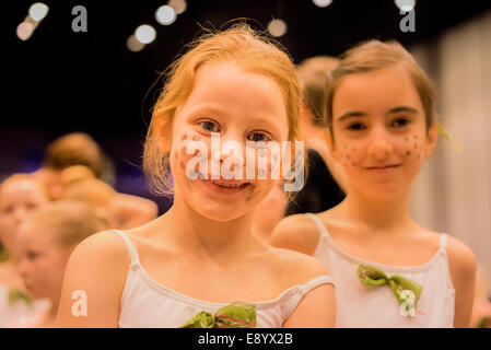 Ballett-Tänzer, Kinder Festival, Harpa, Reykjavik, Island Stockfoto