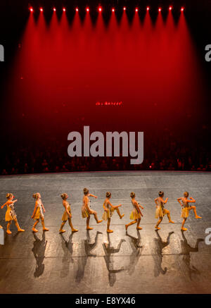 Ballett-Tänzer, Kinder Festival, Harpa, Reykjavik, Island Stockfoto