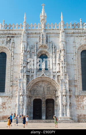 Portugal-Lissabon-Belem-Mosteiro Dos Jeronimos Kloster bestellen Hieronymus Hieronymuskloster bis 1834 gebaut 1501 Gewürz Steuer Pfeffer Geld Stockfoto