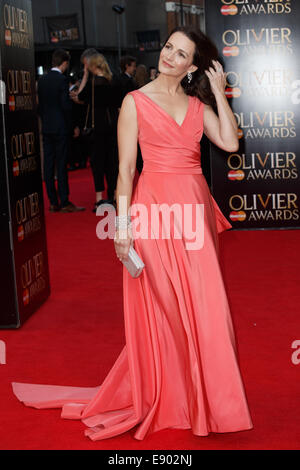 Olivier Awards 2014 mit MasterCard statt an der Königlichen Opernhaus - Ankünfte mit: Kristin Davis wo: London, Vereinigtes Königreich bei: 13. April 2014 Stockfoto