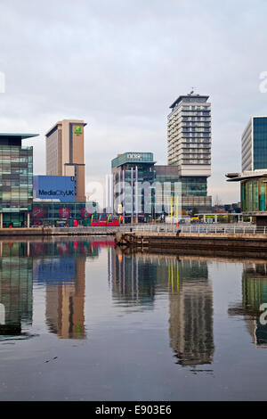 Medienstadt Salford Quays größere Manchester UK Stockfoto