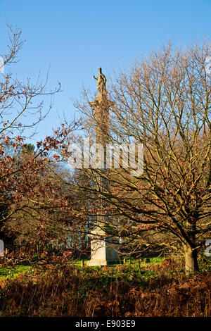 Das Duke of Argyll-Denkmal auf dem Gelände des Wentworth Castle South Yorkshire UK Stockfoto