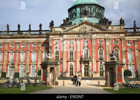 Neues Palais, Potsdam Stockfoto