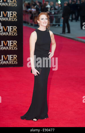 Laurence Olivier Awards statt an der Königlichen Opernhaus - Ankünfte mit: Rosalie Craig Where: London, Vereinigtes Königreich bei: 13. April 2014 Stockfoto