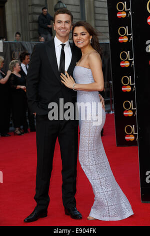 Olivier Awards 2014 mit MasterCard statt am Royal Opera House, Covent Garden - Ankünfte Featuring: Samantha Barks wo: London, Vereinigtes Königreich bei: 13. April 2014 Stockfoto