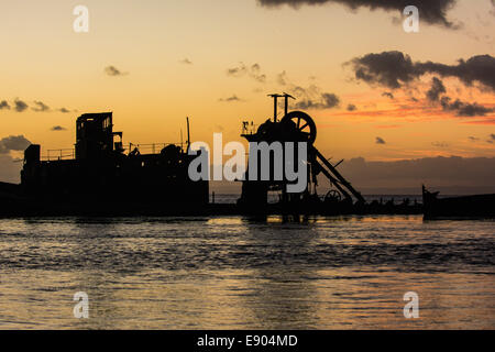 Wracks, Tangalooma, Moreton Island, Queensland, Australien Stockfoto