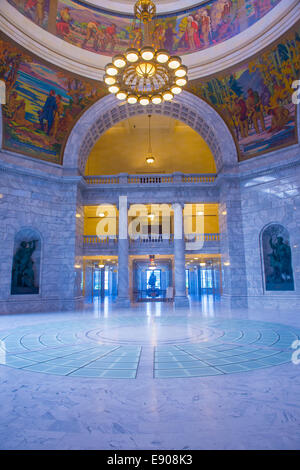 Das State Capitol Building Interieur in Salt Lake City, Utah Stockfoto