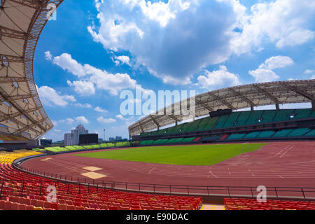 Stadionsitze Stockfoto