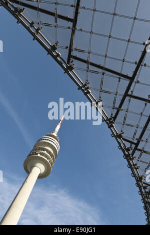 München-Fernsehturm Stockfoto