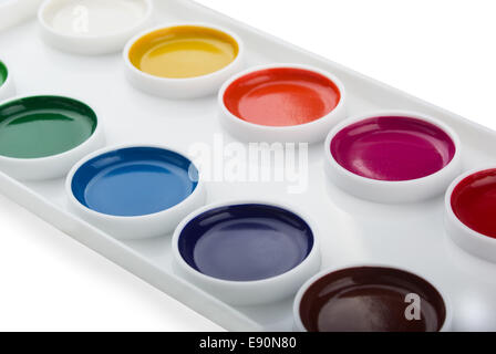 Aquarellfarben Stockfoto