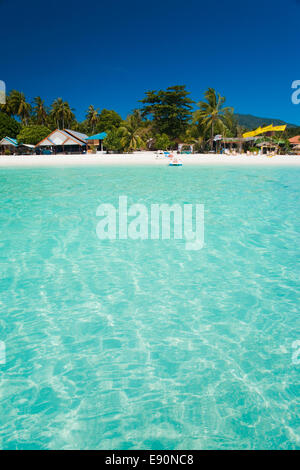 Crystal Clear Ozean Wasser Paradies Insel Stockfoto