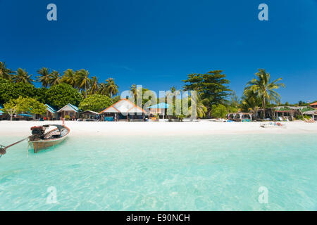 White Sand Beach Paradise Ko Lipe Stockfoto