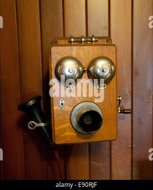 Antikes Telefon Stockfoto