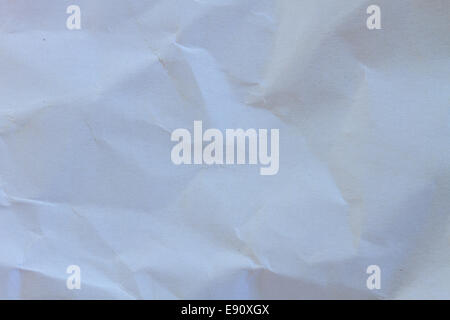 Papierstruktur. Weißes Papierblatt hautnah Stockfoto
