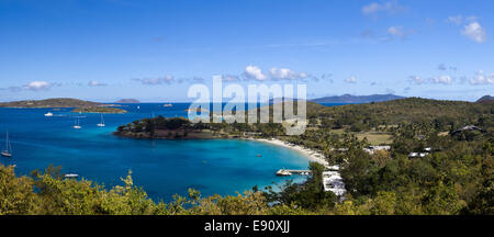 Im Caneel Bay auf St. John Stockfoto