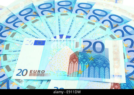 20 euro Stockfoto