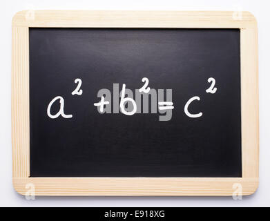 Satz des Pythagoras - Mathematik Stockfoto