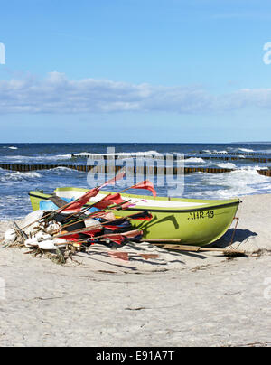 Boot am Meer Stockfoto