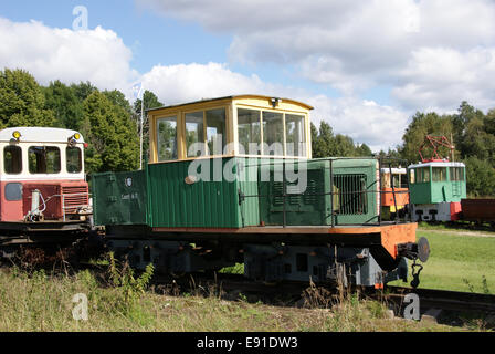 Rangier-Diesellok Stockfoto
