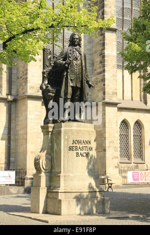 Bach-Denkmal Stockfoto