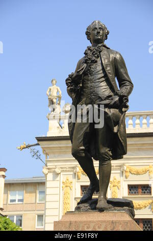 Goethe Denkmal Stockfoto