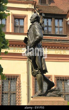 Goethe Denkmal Stockfoto