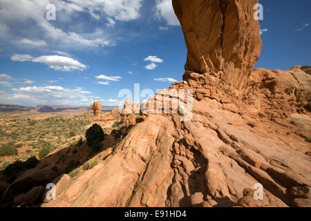 Die Süd-Fenster im Arches National Park Stockfoto