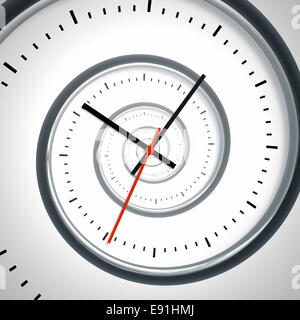 Zeitspirale Stockfoto