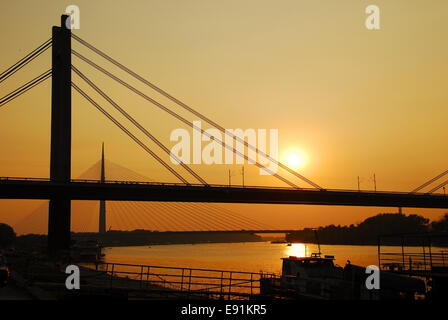 Brücken in Belgrad Stockfoto